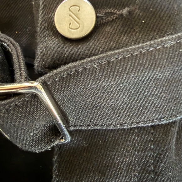 PROENZA SCHOULER WHITE LABEL Ellsworth High Rise Wide Leg Jeans Black 28 NWOT - Picture 5 of 11